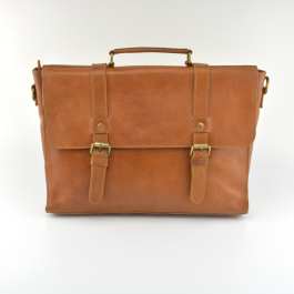 Brown leather cheap bag men