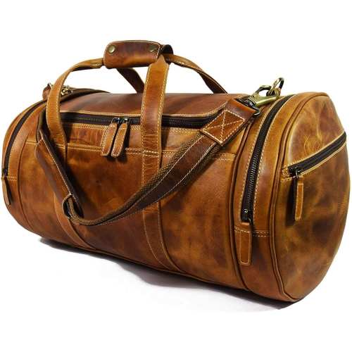 Leather Duffle bags for travel - Vintage Duffle bags / Travel bags